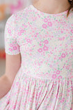 Blooming Beauty S/S Pocket Twirl Dress - Mila & Rose ®