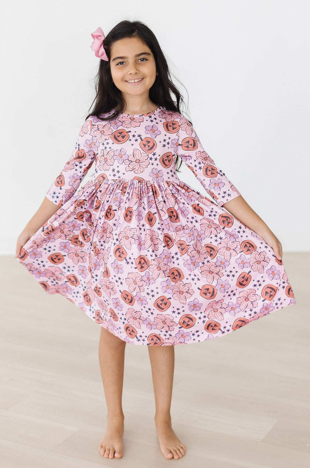 SALE Here for the Candy 3/4 Sleeve Pocket Twirl Dress - Mila & Rose ® - Flyclothing LLC