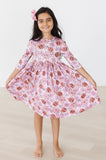 Here for the Candy 3/4 Sleeve Pocket Twirl Dress