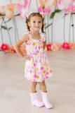 Daisy Doodles Ruffle Cross Back Dress - Mila & Rose ®