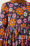 Haunted Garden 3/4 Sleeve Pocket Twirl Dress - Mila & Rose ®