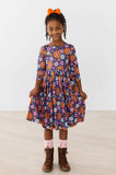 Haunted Garden 3/4 Sleeve Pocket Twirl Dress - Mila & Rose ® - Flyclothing LLC