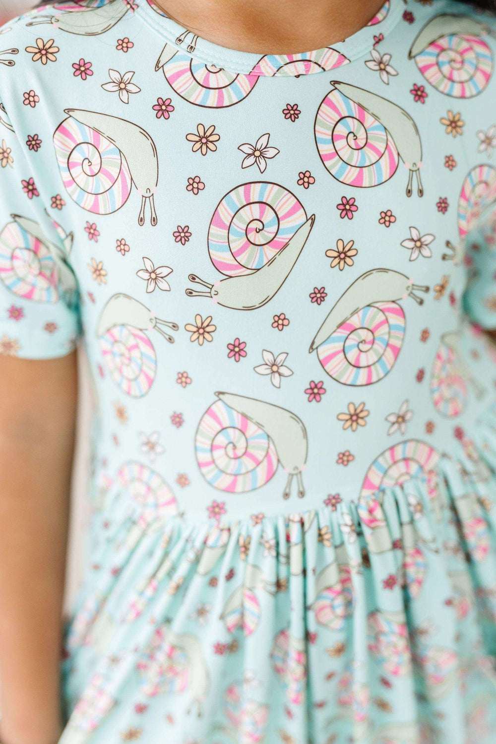 SALE Spring Snails S/S Pocket Twirl Dress - Mila & Rose ® - Flyclothing LLC