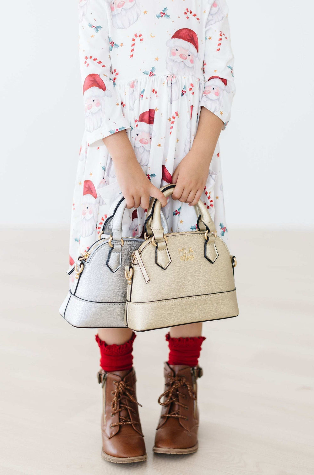 Gold Metallic Girl's Crossbody Purse - Mila & Rose ® - Flyclothing LLC