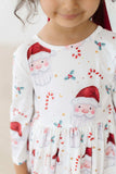 Mistletoe Magic 3/4 Sleeve Pocket Twirl Dress - Mila & Rose ® - Flyclothing LLC