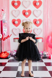 Black Shimmer 3/4 Sleeve Tutu Dress - Mila & Rose ®