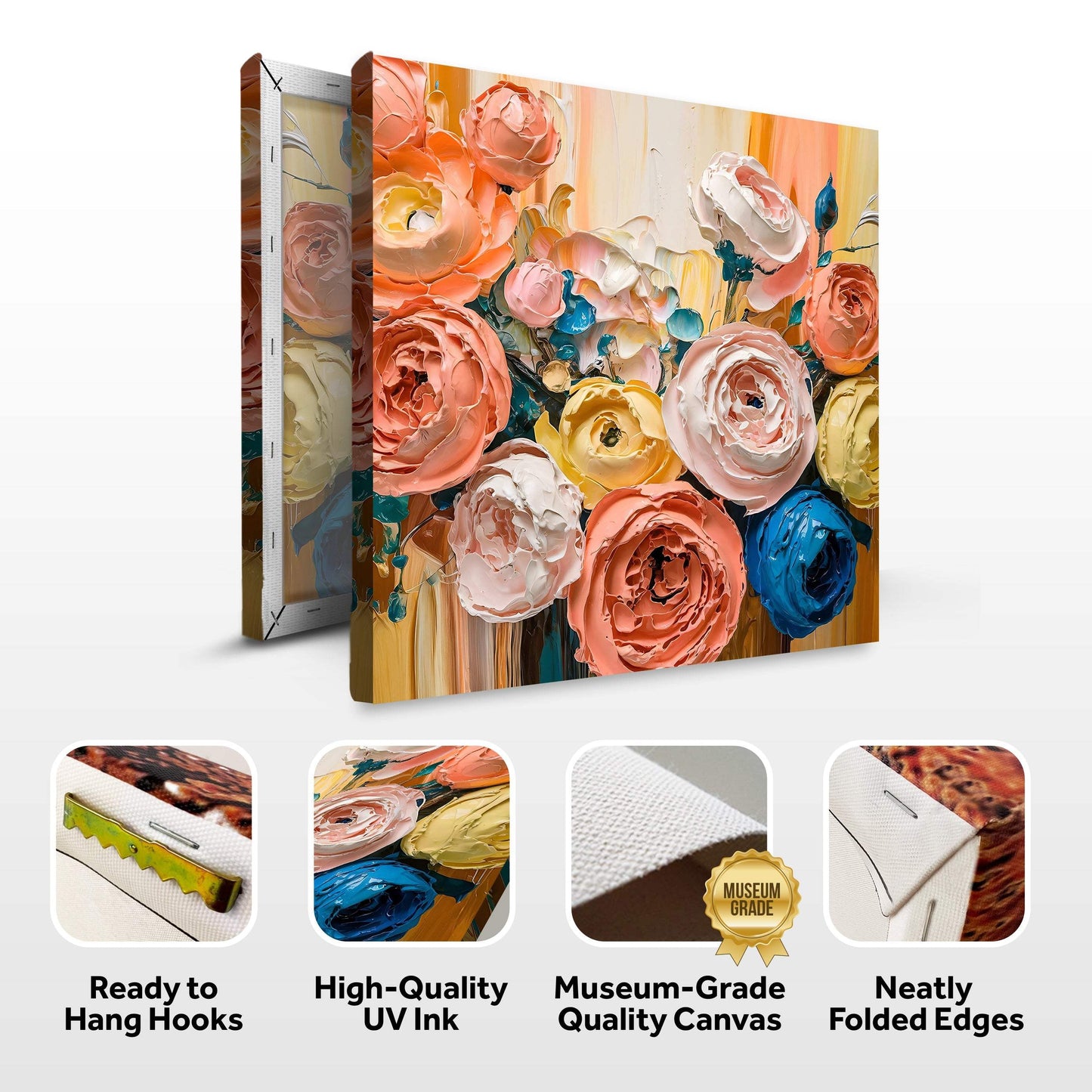Blooming Bouquet Wall Art - Tailored Canvases - Flyclothing LLC