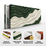 Green Rivers Abstract Wall Art VIII - Tailored Canvases - Flyclothing LLC