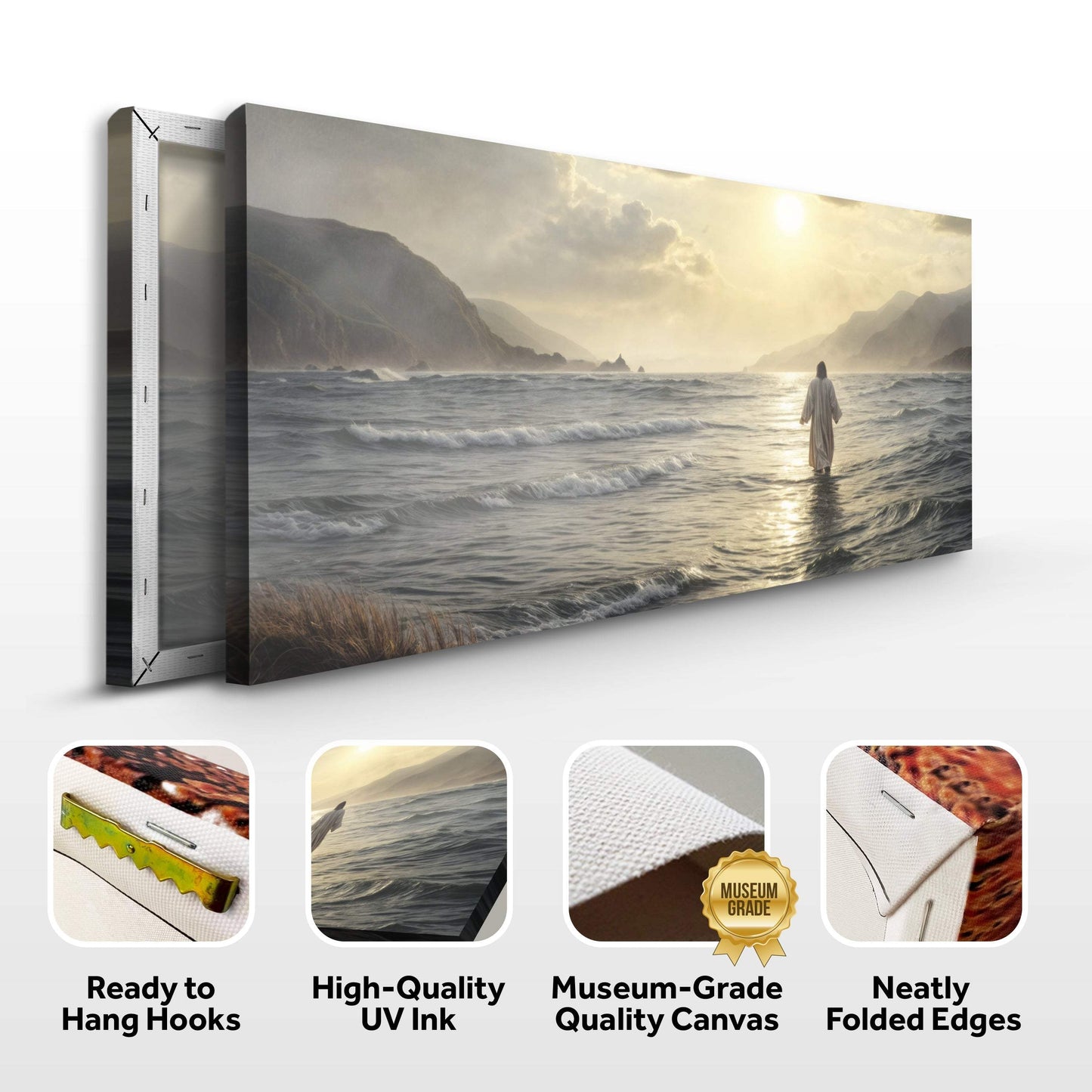 Walking on Water - Faith Wall Art IX - Tailored Canvases - Flyclothing LLC