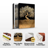 3D Minimalist Tree of Life Wall Art - Tailored Canvases - Flyclothing LLC