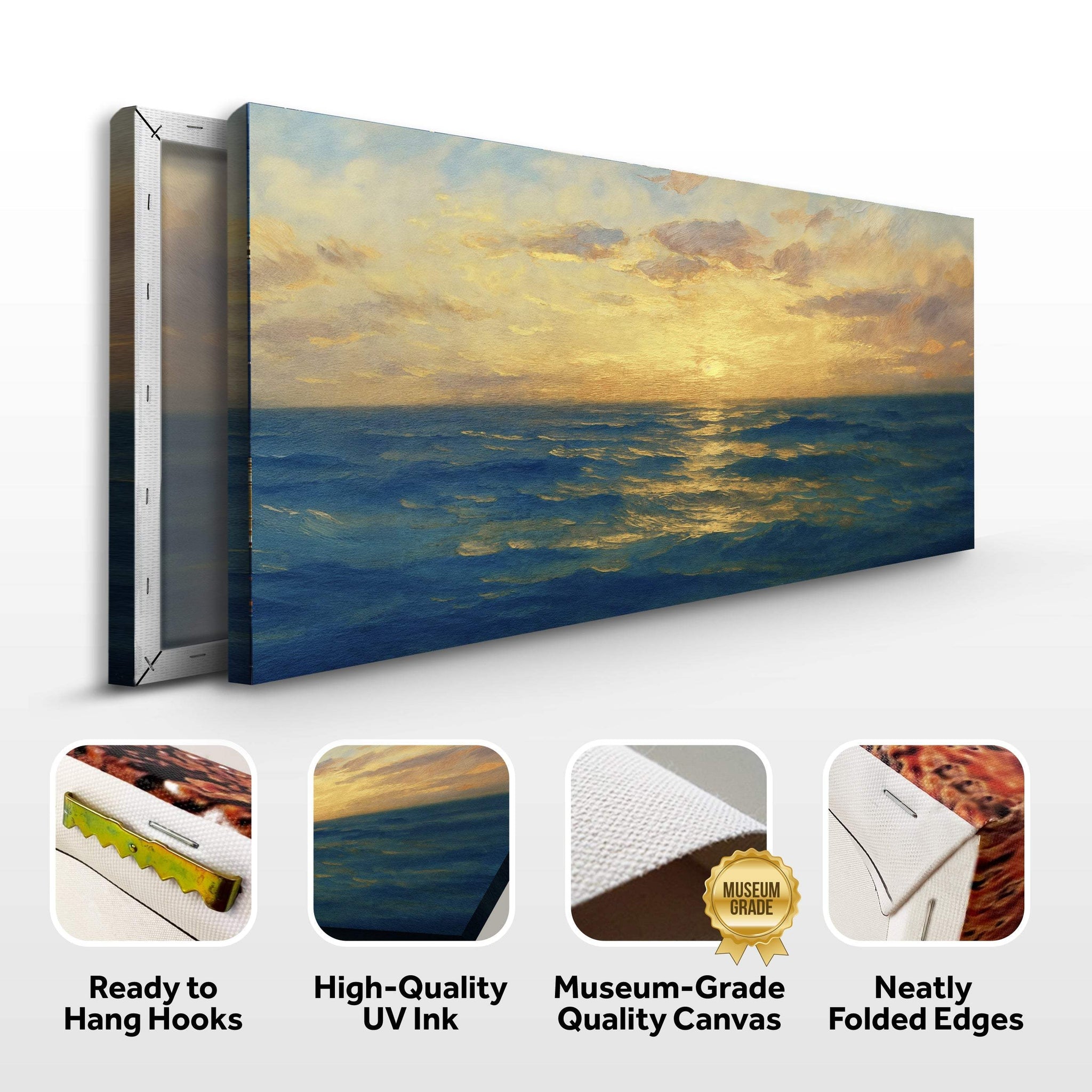 Waterscape Abstract Wall Art VII - Tailored Canvases - Flyclothing LLC