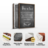 This Is Love - 1 John 4:10 Faith Sign - Tailored Canvases - Flyclothing LLC