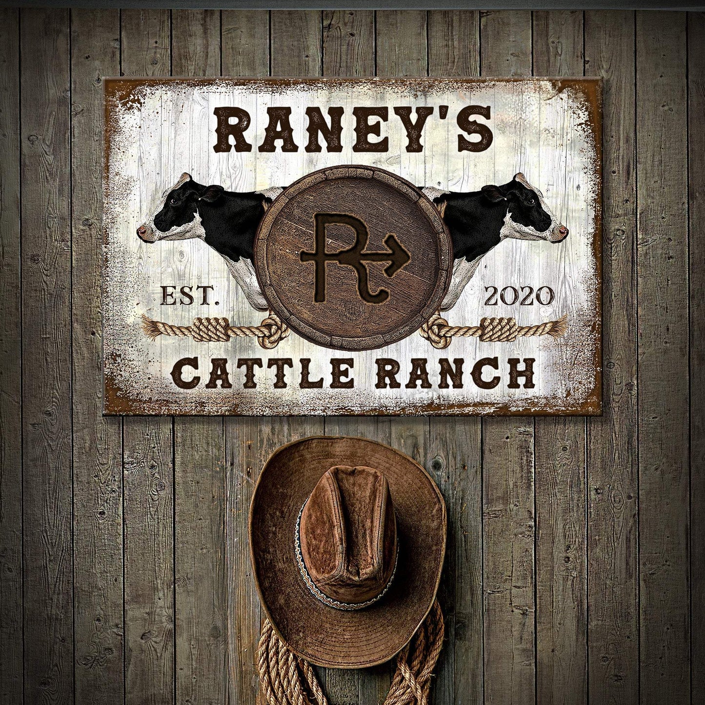 Cattle Brand - Holstein Sign - Tailored Canvases - Flyclothing LLC