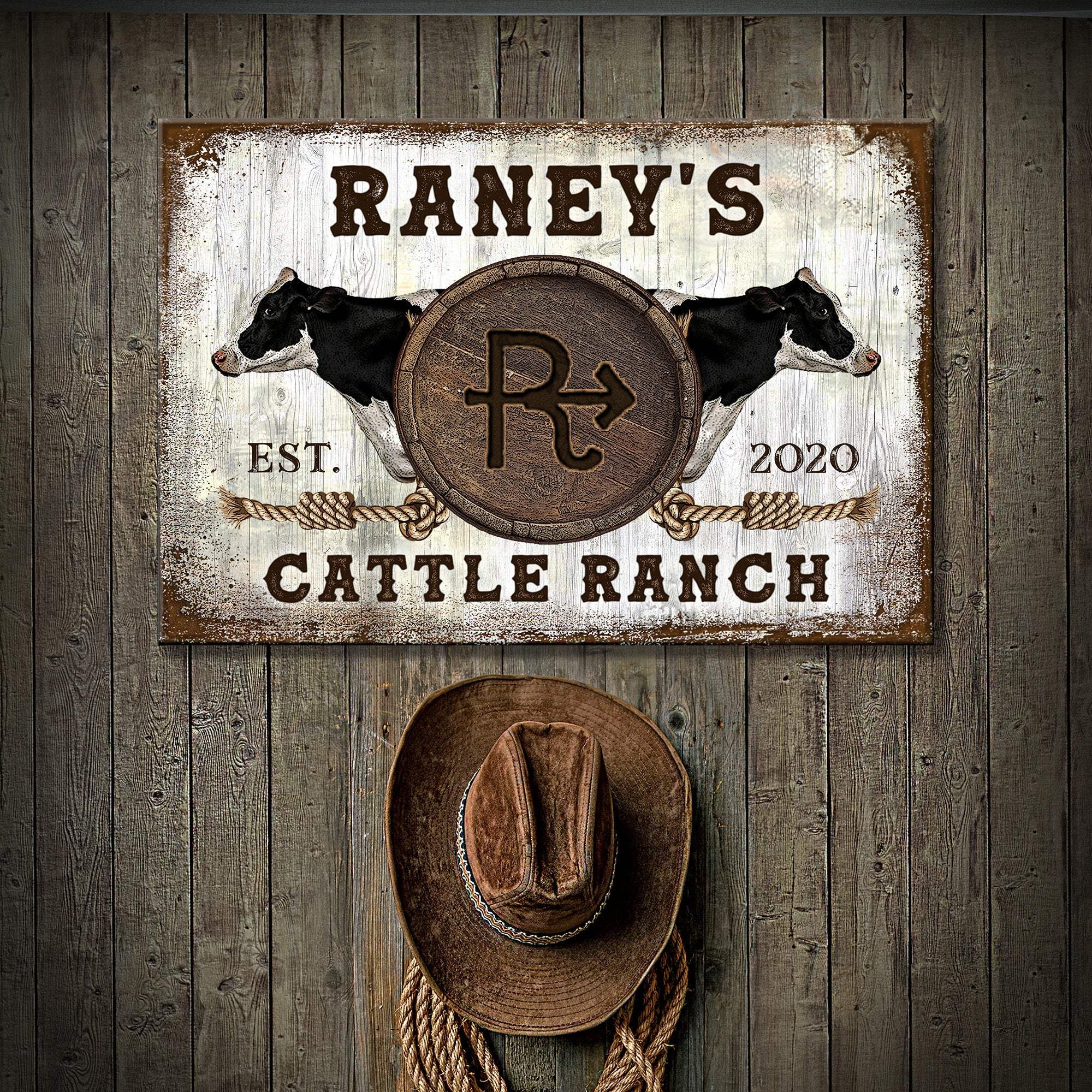 Cattle Brand - Holstein Sign - Tailored Canvases - Flyclothing LLC