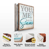 You Me and the Sea Coastal Sign II - Tailored Canvases - Flyclothing LLC