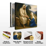 Samaritan at the Well Faith Wall Art - Tailored Canvases - Flyclothing LLC