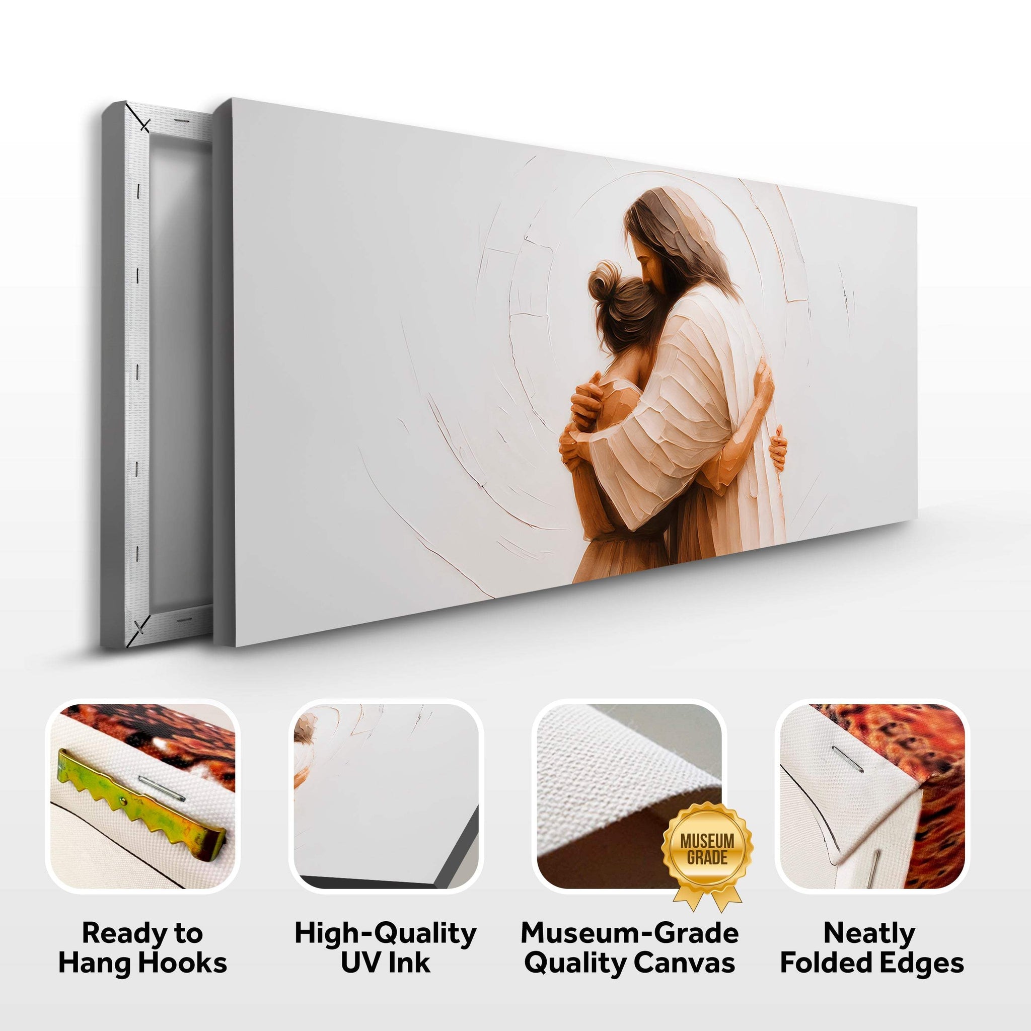 Divine Embrace of Grace Faith Wall Art II - Tailored Canvases - Flyclothing LLC