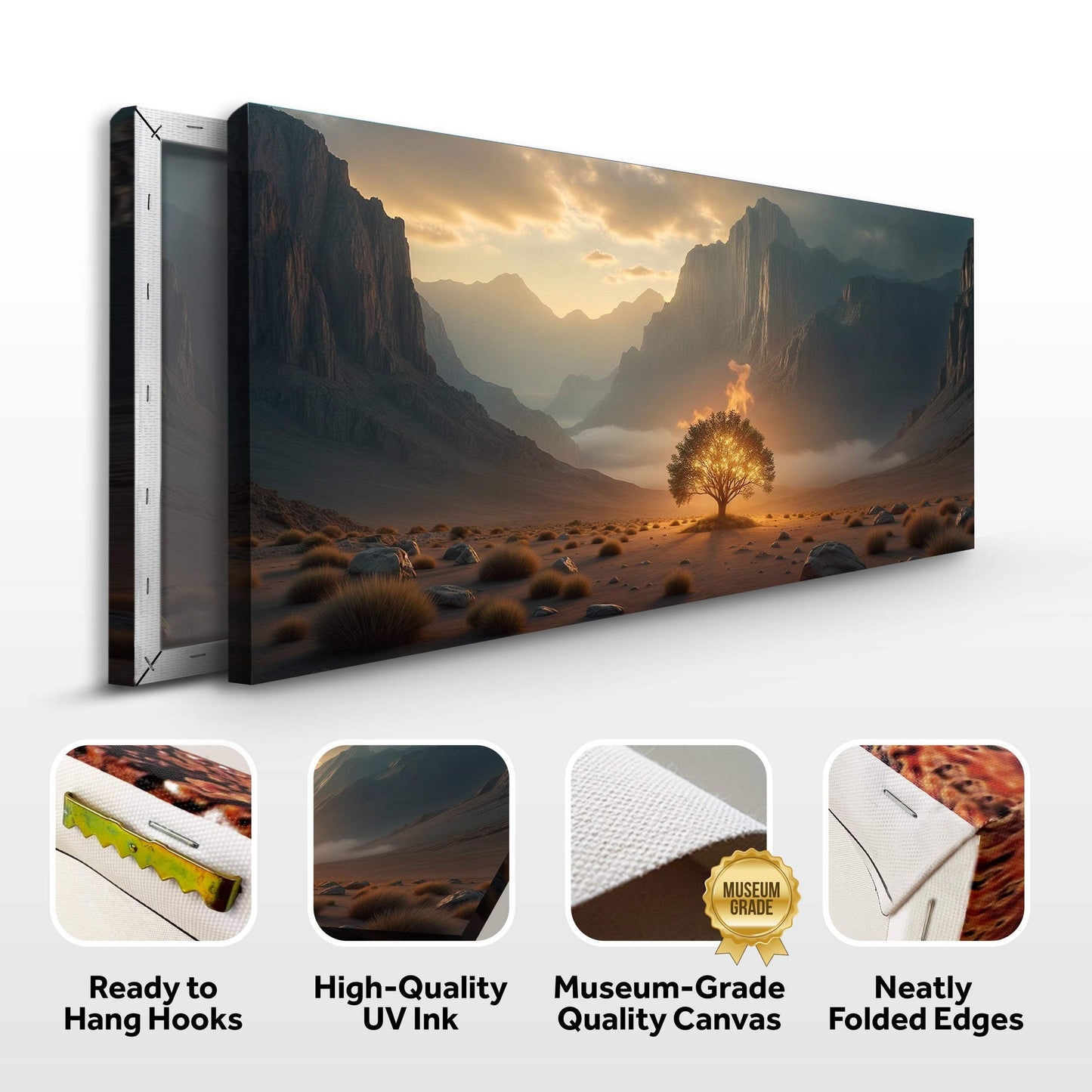 Burning Bush - Faith Wall Art XII - Tailored Canvases - Flyclothing LLC