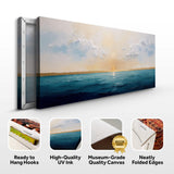 Waterscape Abstract Wall Art VI - Tailored Canvases - Flyclothing LLC