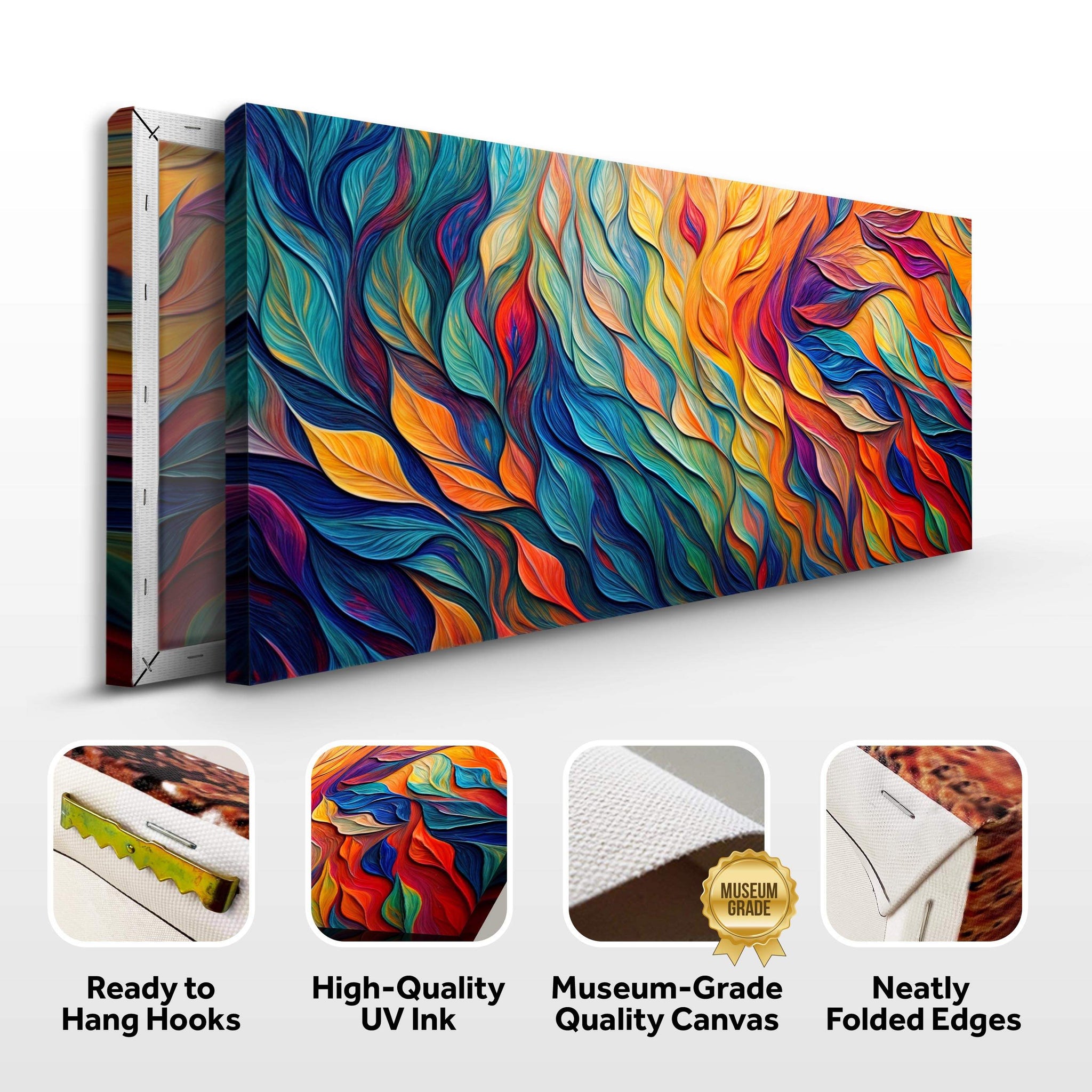 Chroma Whispers Wall Art - Tailored Canvases - Flyclothing LLC