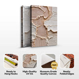 Ivory Minimalist Abstract Wall Art - Tailored Canvases - Flyclothing LLC
