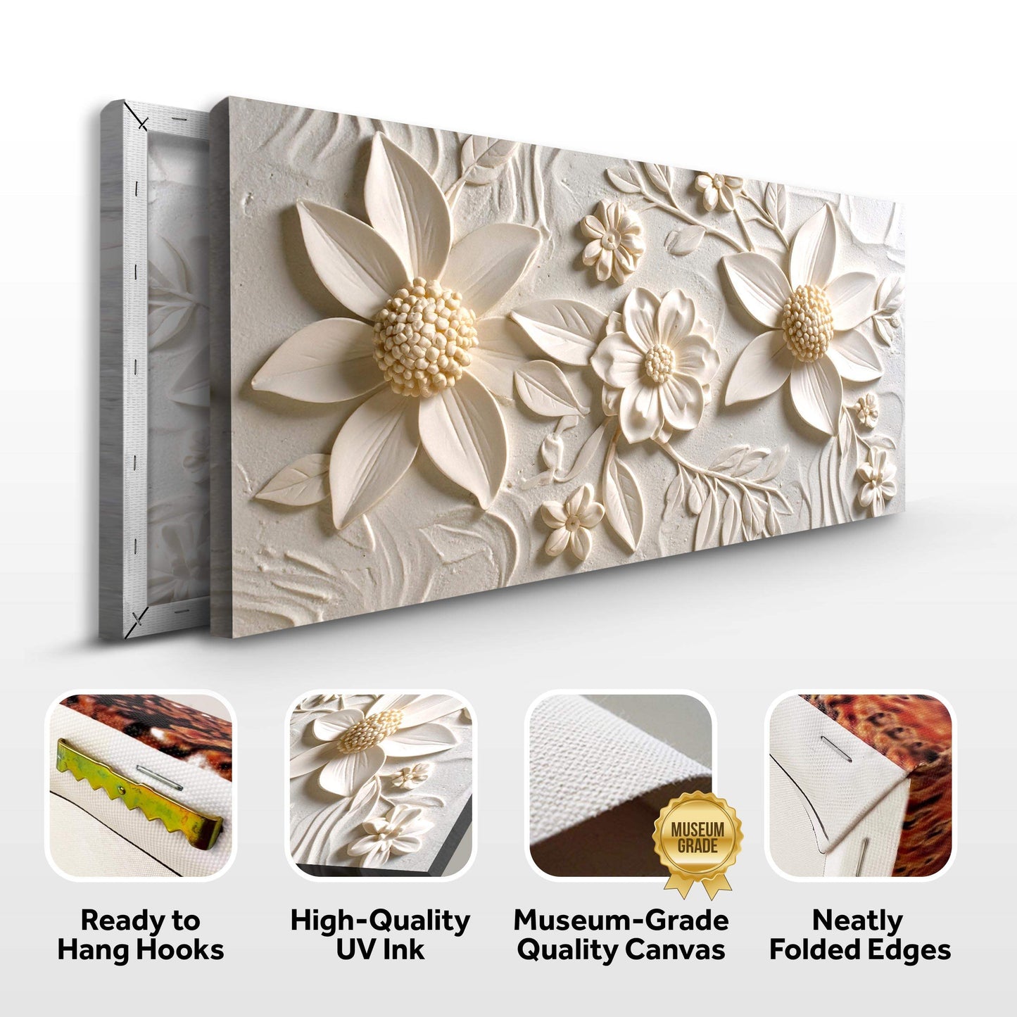 Floral Abstract Wall Art II - Tailored Canvases - Flyclothing LLC