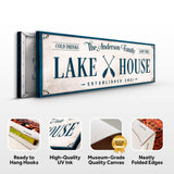 Personalized Lake House Sign IV - Tailored Canvases - Flyclothing LLC