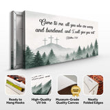 Come To Me - Matthew 11:28 Faith Sign II - Tailored Canvases - Flyclothing LLC