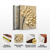 Flower Splatter Wall Art - Tailored Canvases - Flyclothing LLC
