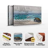 I Can Do All Things Through Christ Faith Sign IV - Tailored Canvases - Flyclothing LLC