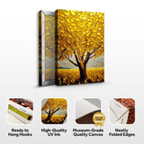 Golden Tree Breeze Wall Art - Tailored Canvases - Flyclothing LLC