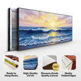 Golden Horizon Wall Art - Tailored Canvases - Flyclothing LLC