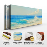 Serene Ocean Wave Coastal Wall Art XIII - Tailored Canvases - Flyclothing LLC