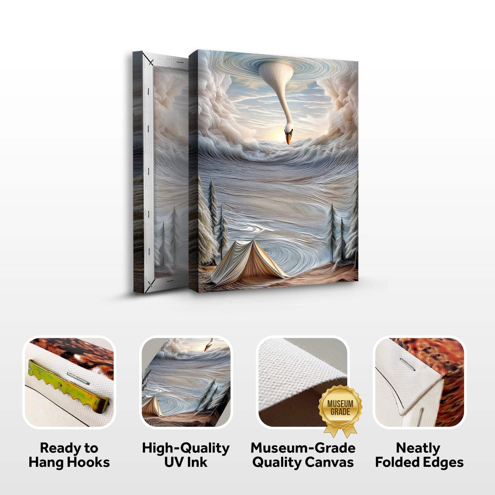 Surrealism Painting Wall Art - Tailored Canvases - Flyclothing LLC