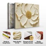 Modern Abstract Flower Wall Art - Tailored Canvases - Flyclothing LLC