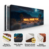You'll Figure It Out Motivational Wall Sign - Tailored Canvases - Flyclothing LLC