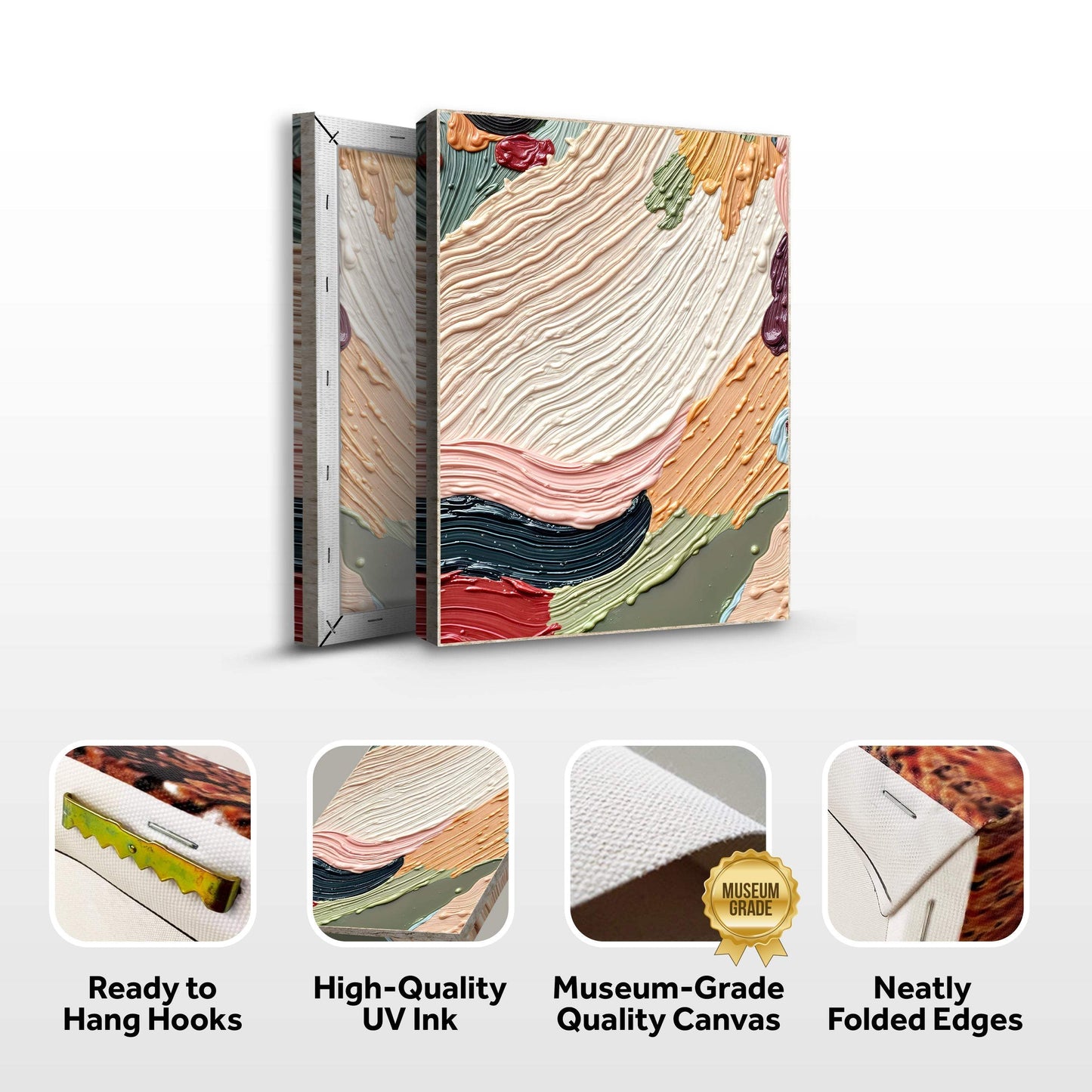 Colorful Abstract Wall Art - Tailored Canvases - Flyclothing LLC