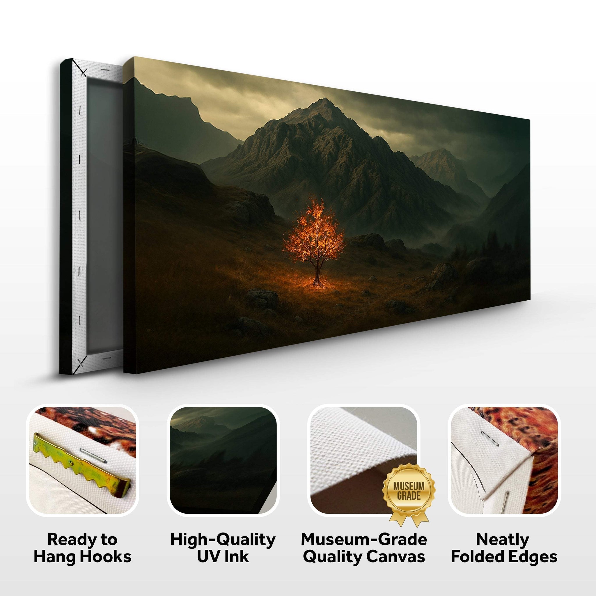 Burning Bush - Faith Wall Art V - Tailored Canvases - Flyclothing LLC