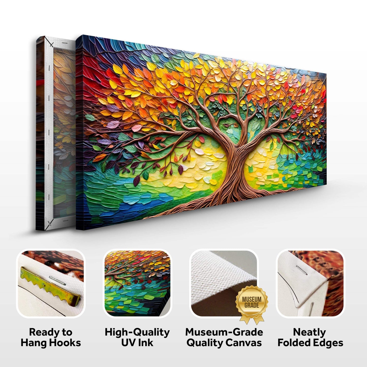Tree Of Life Wall Art - Tailored Canvases - Flyclothing LLC
