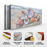 Sea Shells Modern Coastal Wall Art - Tailored Canvases - Flyclothing LLC