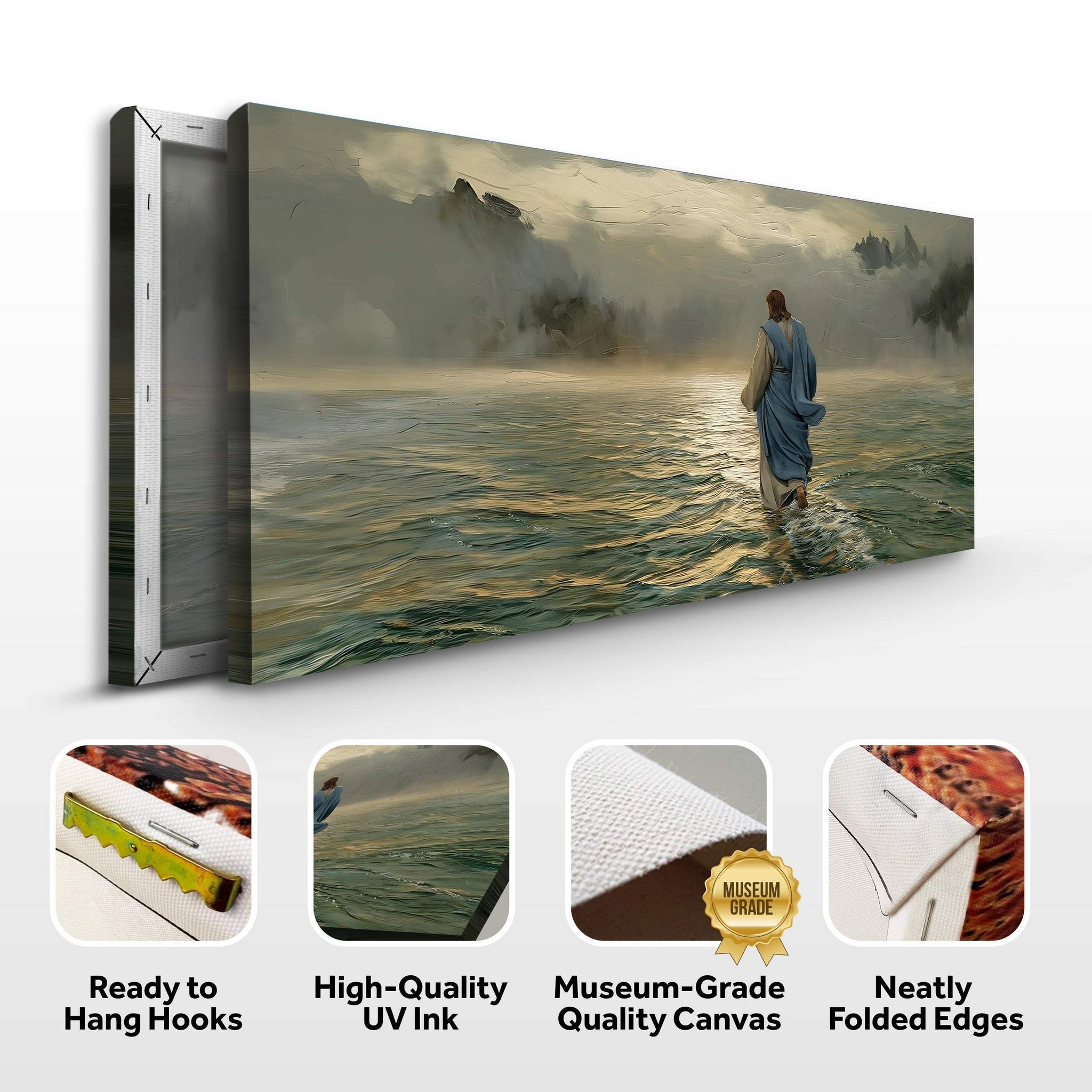 Walking on Water - Faith Wall Art VI - Tailored Canvases - Flyclothing LLC