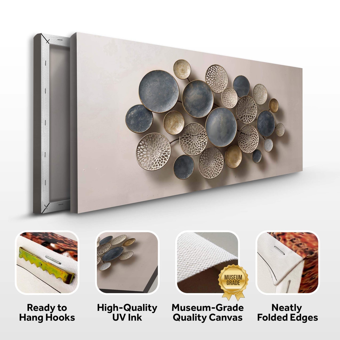Lotus Leaf Abstract Wall Art IV - Tailored Canvases - Flyclothing LLC