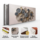 Lotus Leaf Abstract Wall Art IV - Tailored Canvases - Flyclothing LLC