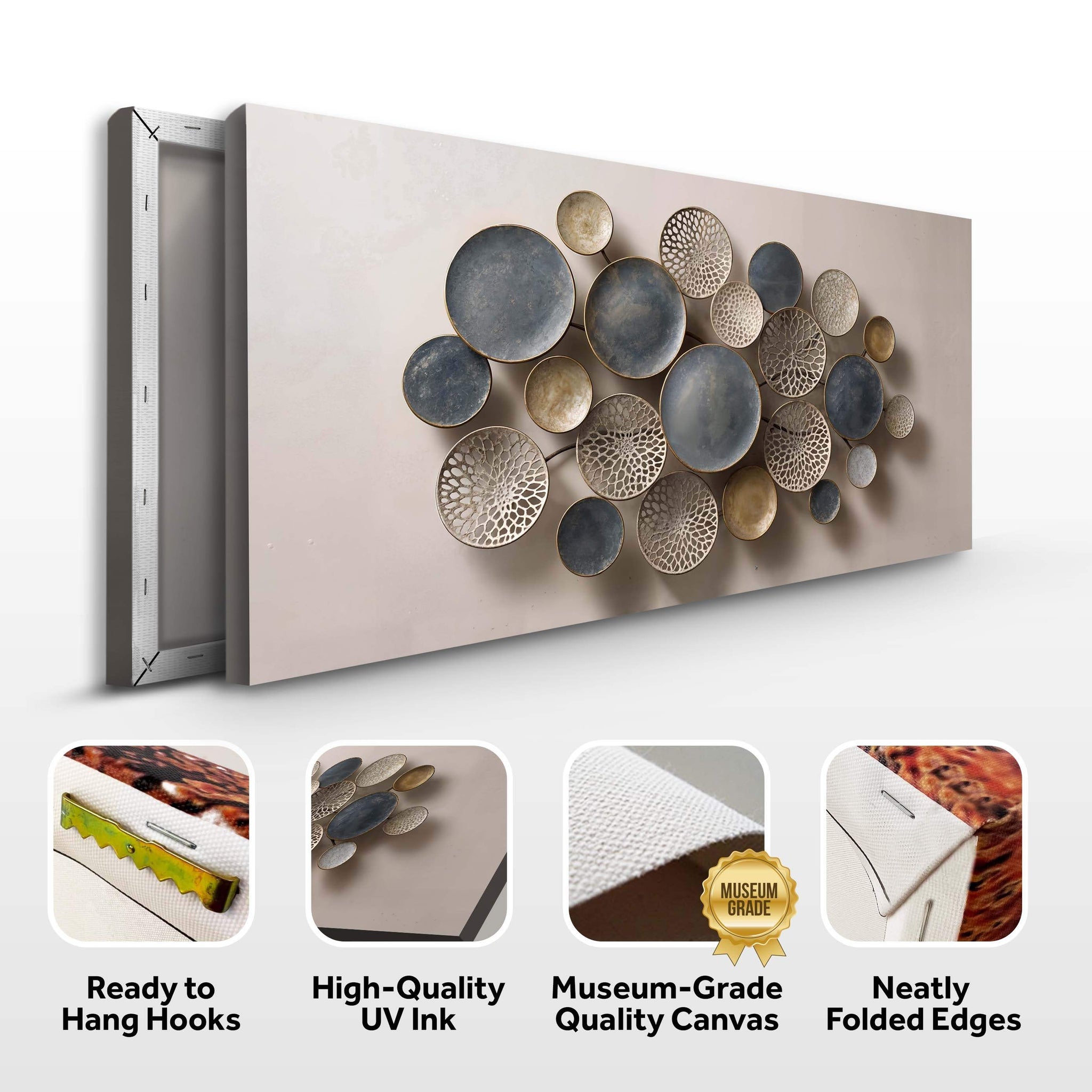 Lotus Leaf Abstract Wall Art IV - Tailored Canvases - Flyclothing LLC