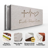 Faith, Hope, Love Faith Wall Art IV - Tailored Canvases - Flyclothing LLC