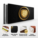 Heart Eclipse Wall Art - Tailored Canvases - Flyclothing LLC