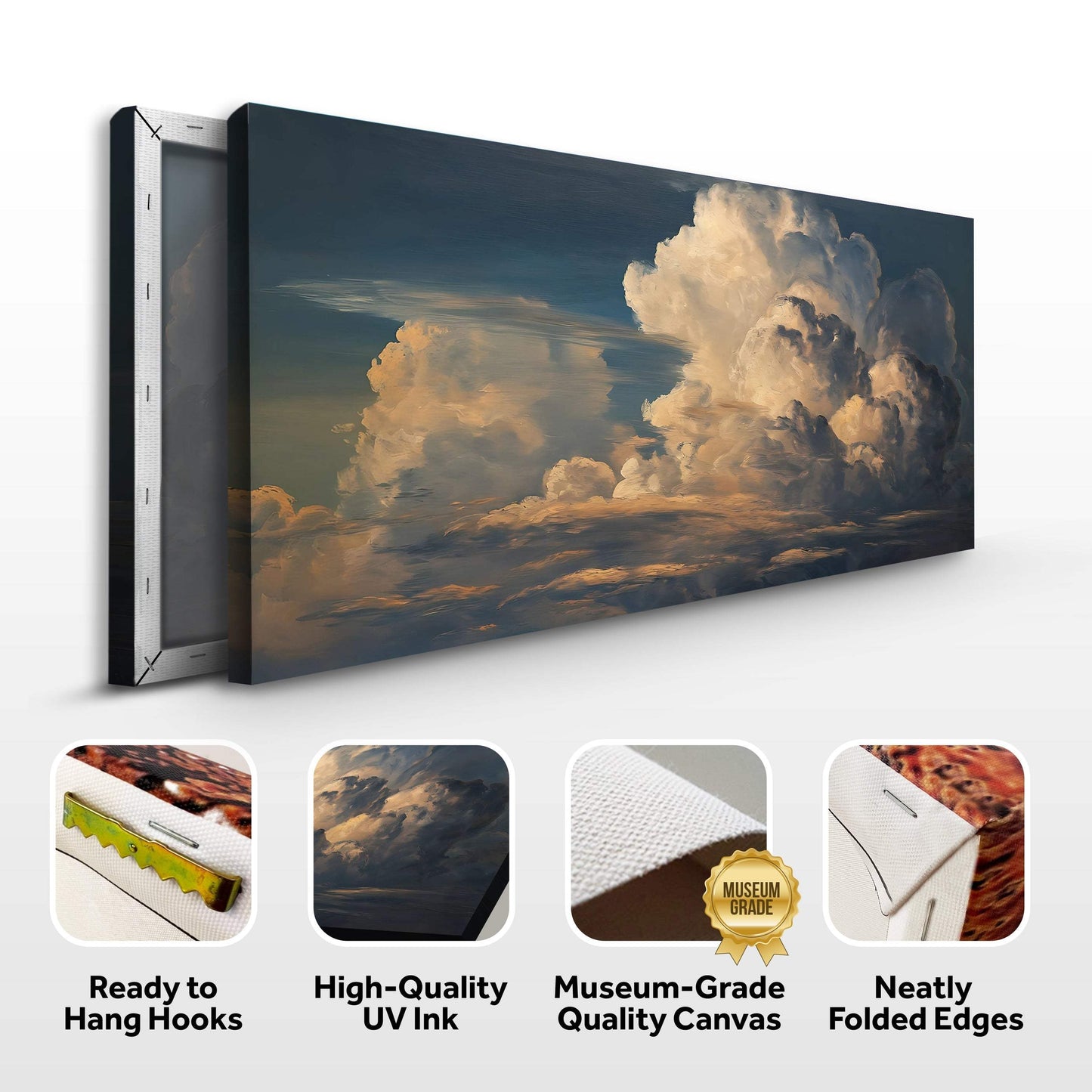Cloud Wall Art - Tailored Canvases - Flyclothing LLC