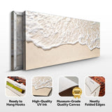 Sandy Waves Wall Art II - Tailored Canvases - Flyclothing LLC