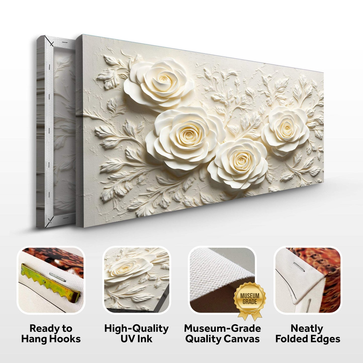 Floral Abstract Wall Art IV - Tailored Canvases - Flyclothing LLC