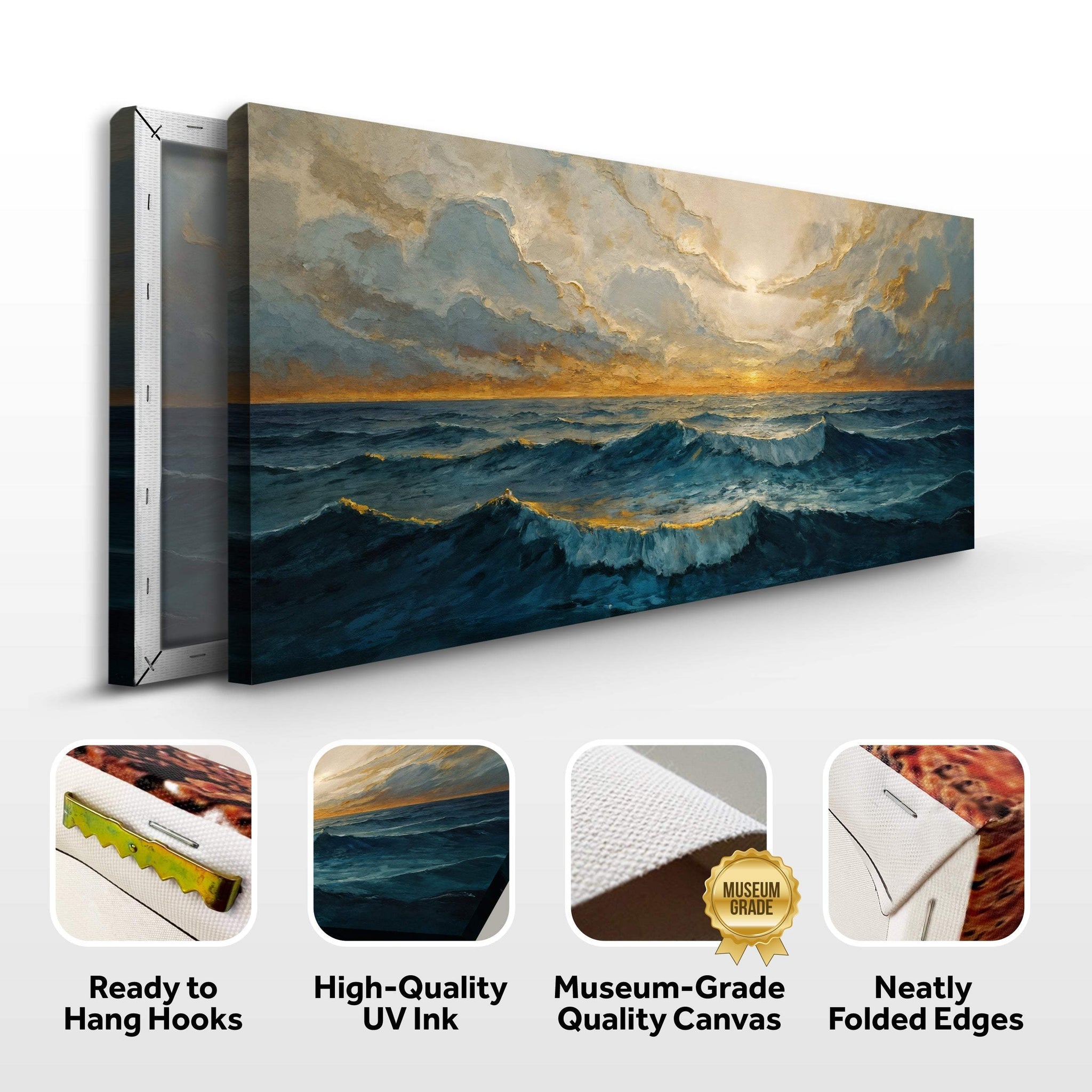 Waterscape Abstract Wall Art XI - Tailored Canvases - Flyclothing LLC